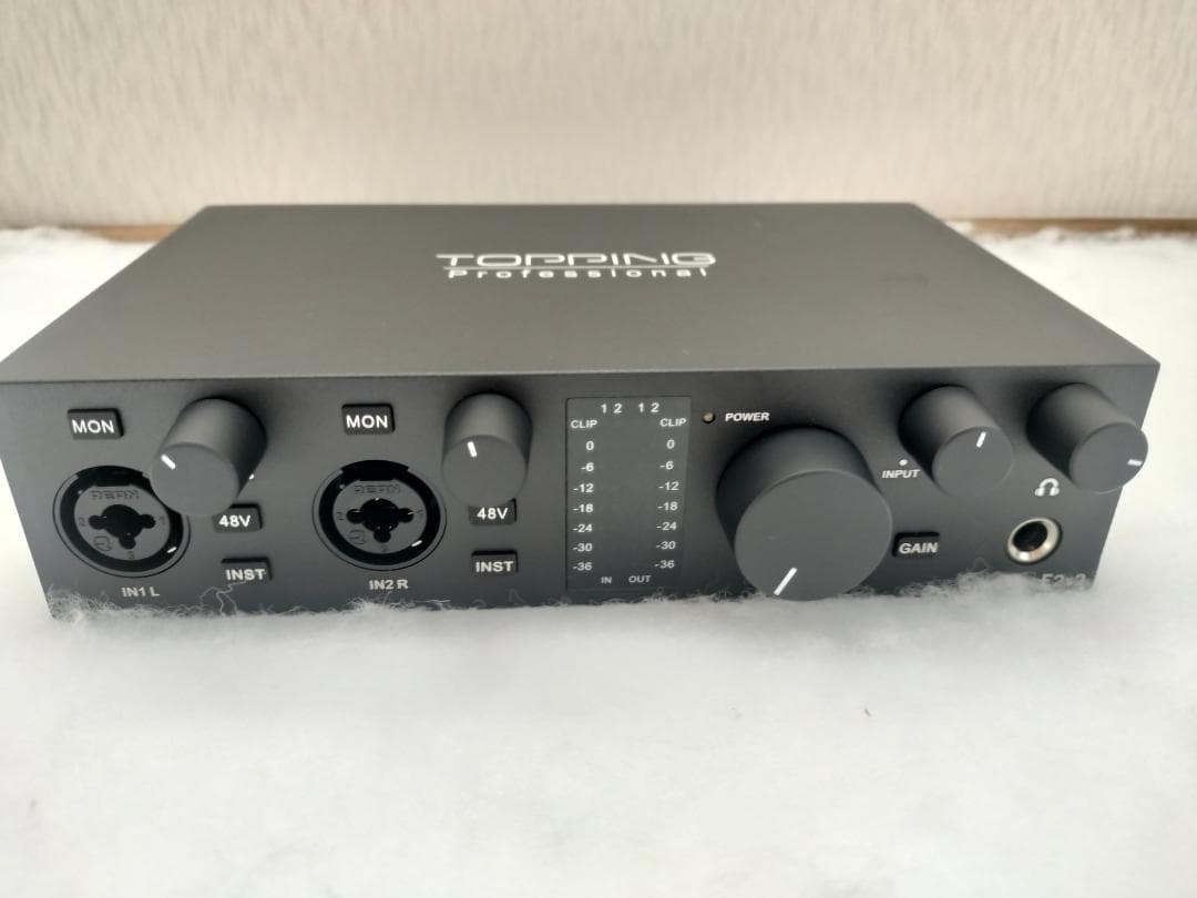 TOPPING E2X2 USBオーディオインターフェイス