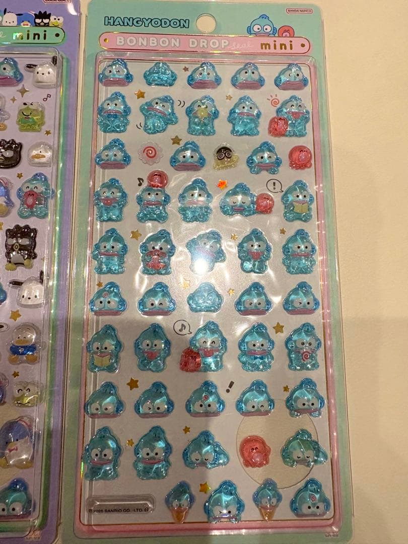 【正規品】クーリア　ボンボンドロップシール　mini サンリオ　7枚セット