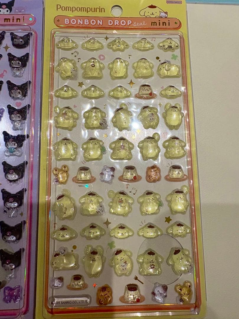 【正規品】クーリア　ボンボンドロップシール　mini サンリオ　7枚セット