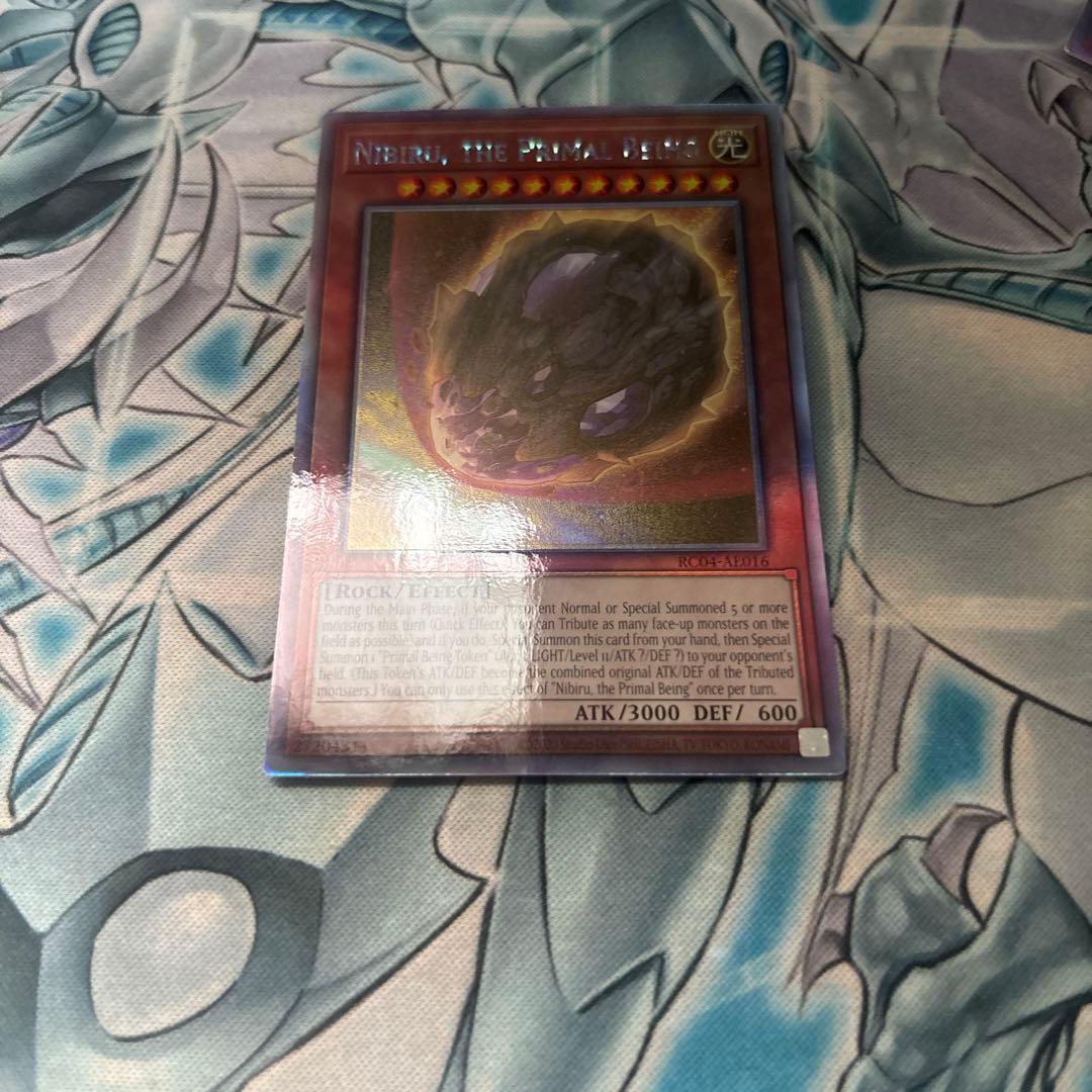 遊戯王　泰亜版　アジア英語版　原始生命態ニビル　ホロ　ゴースト