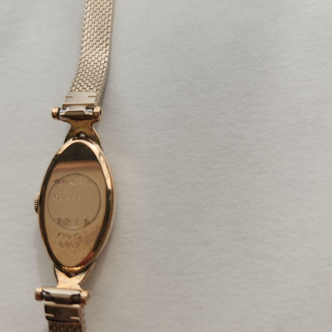 アガットオーバルフェイスジュエリーウォッチ