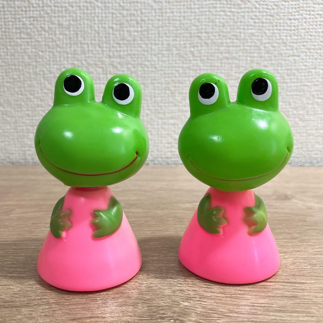 コルゲンコーワ ケロちゃん 首振り 首振りカエル ソフビ