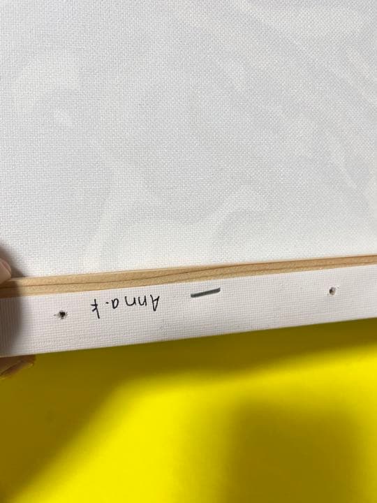 絵画　ANNA.k 冬　蝶　羽