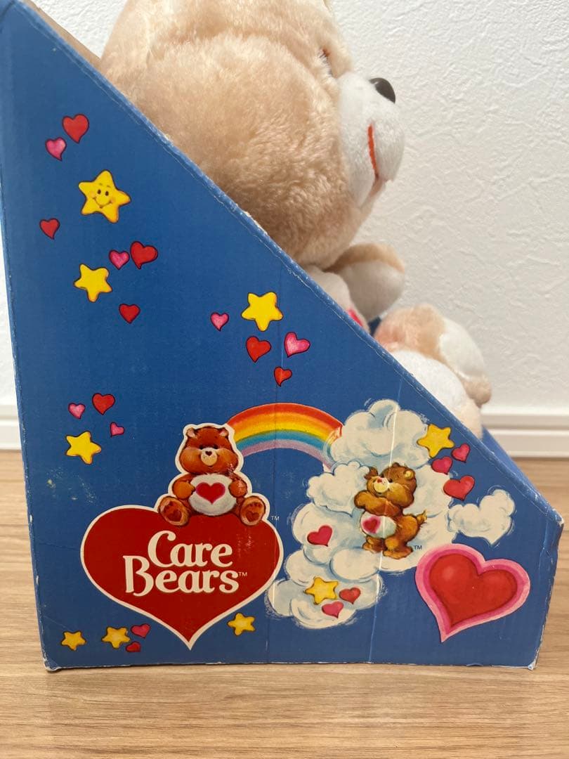 【箱付き】ケアベア　テンダーハートベア　ビンテージぬいぐるみ