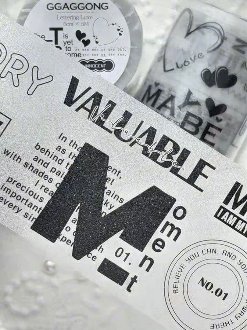 ggaggong 海外マスキングテープ　マステ 【2419】