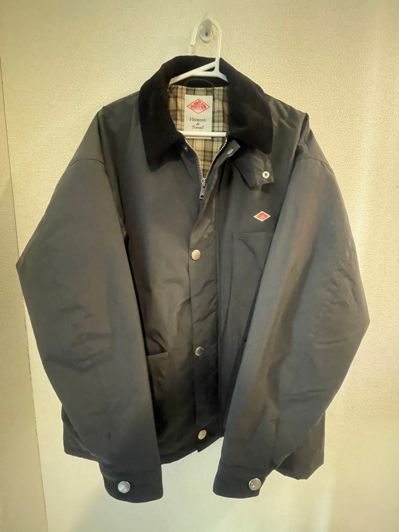 【美品】DANTON ナイロンタフタ　ワークジャケット　サイズ42