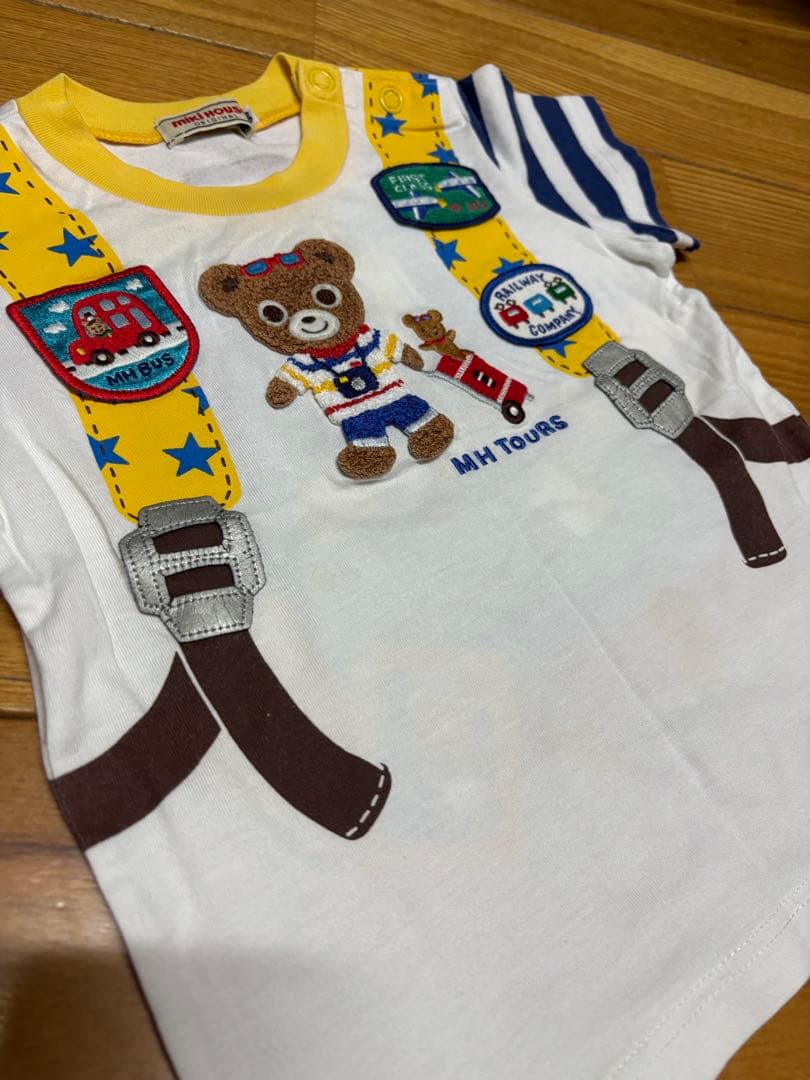 ミキハウス　だまし絵　Tシャツ　80㎝