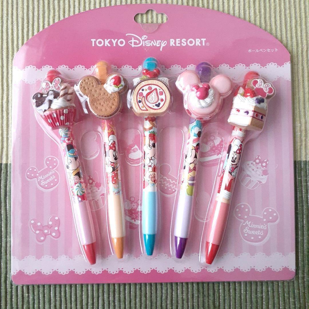 ディズニー　ミニー　ボールペン　スイーツ　お菓子　パティシエ　ケーキ　マカロン