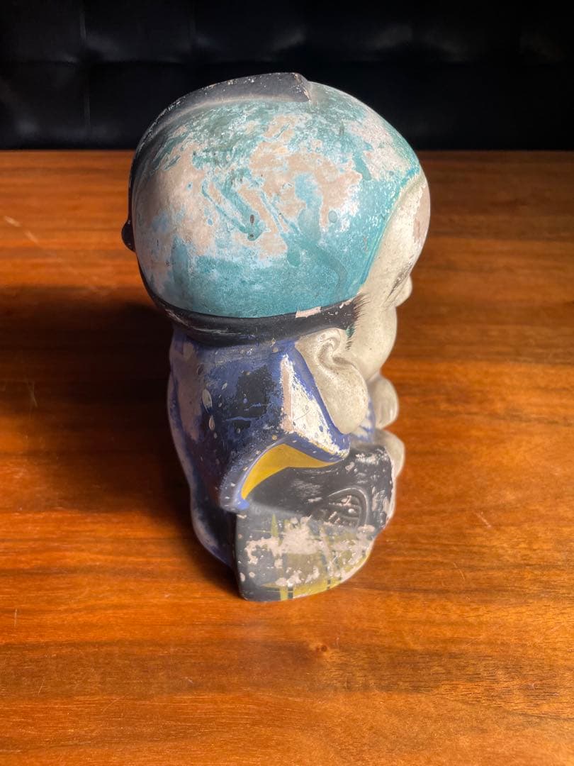 ヴィンテージ 骨董 福助 福助人形 陶器 置物 古物 商売繁盛