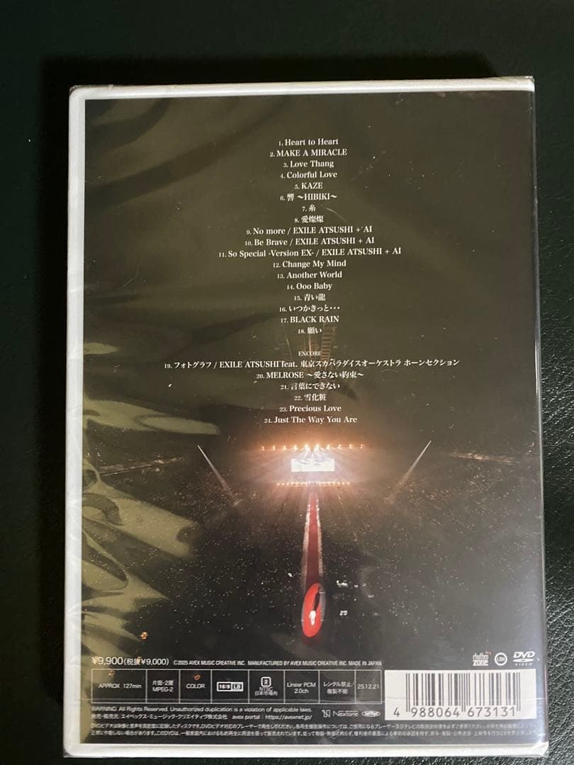 ミュージック EXILE ATSUSHI Heart to Heart LIVE TOUR