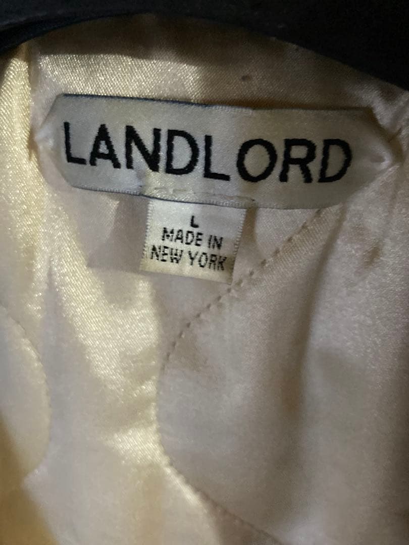 Landlord ランドロードニューヨーク　パフジャケット　カーキベージュ系　L