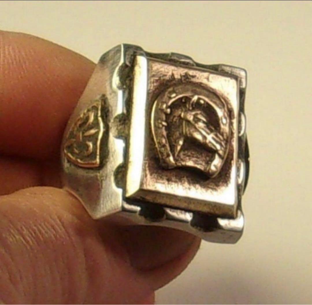 メキシカンリング vintage 50s 60s ヴィンテージ　バイカーリング