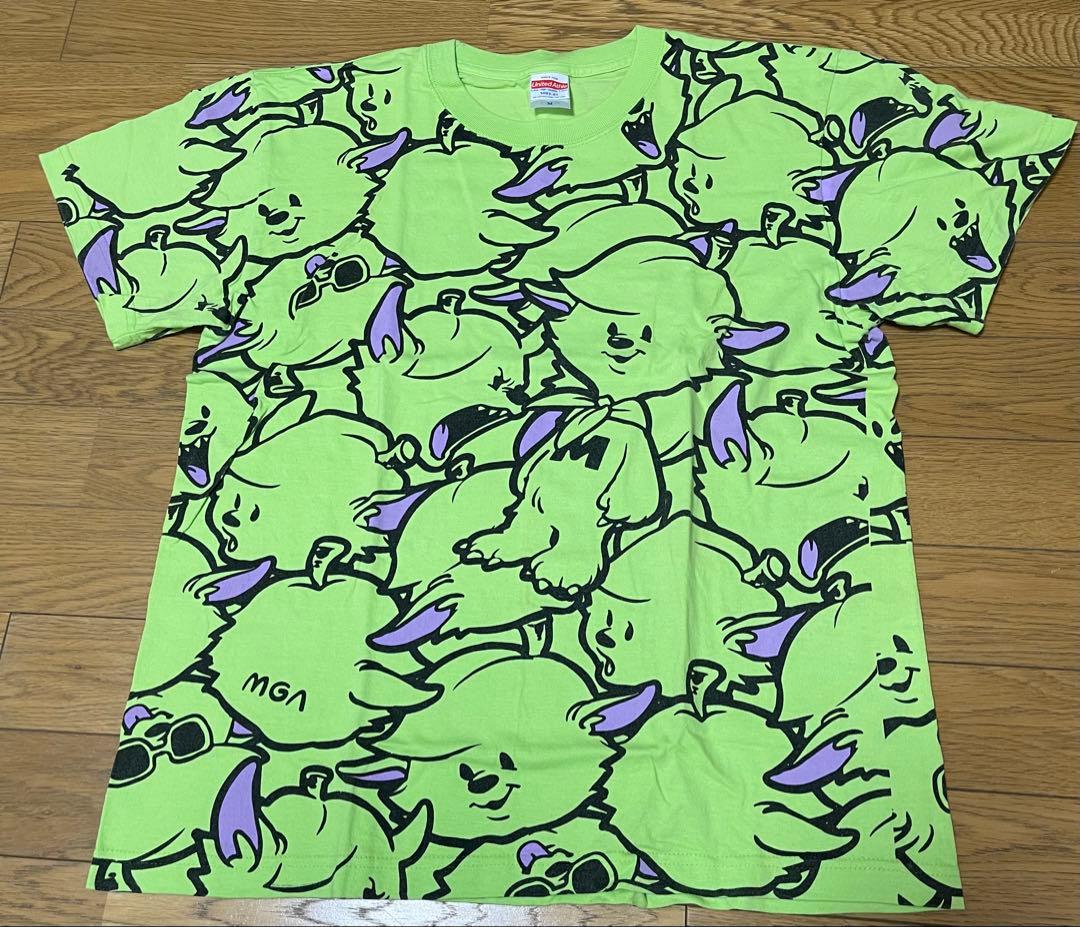 Mrs. GREEN APPLE メメルTシャツ ライムグリーン東と名と阪ミセス