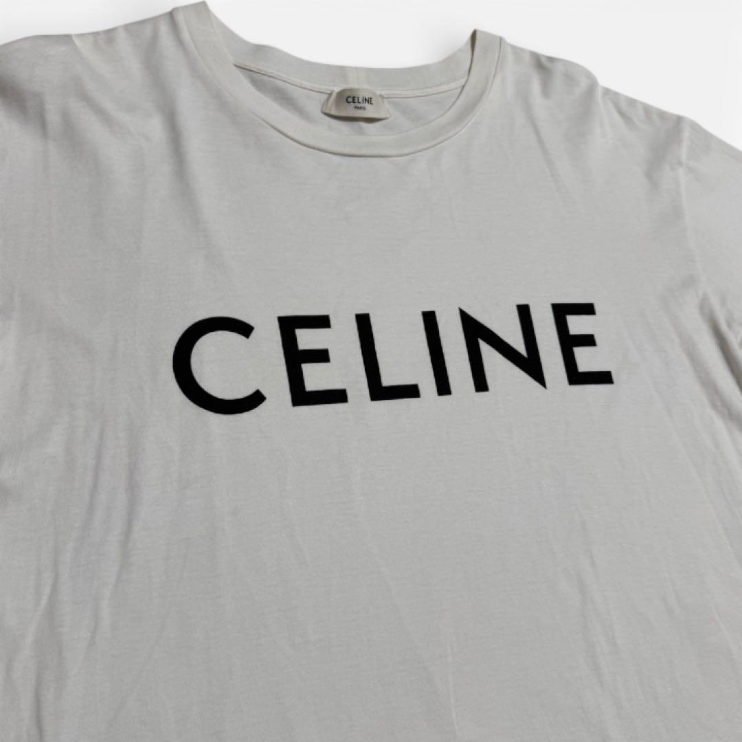 【美品】CELINE ホワイト Tシャツ