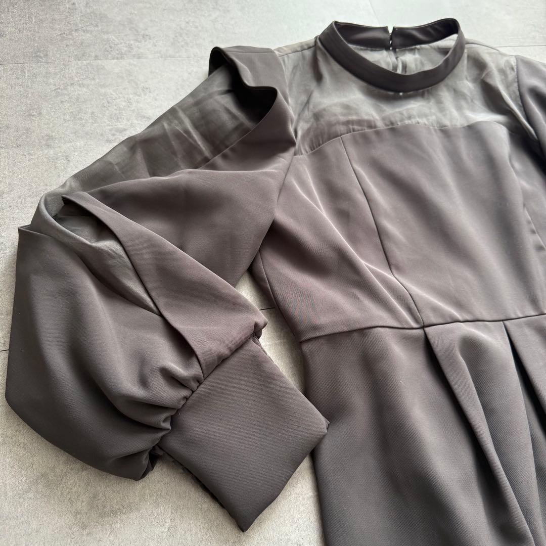 ルイルエ セットアップ スリットスリーブペプラムトップス＆ テーパードパンツ L