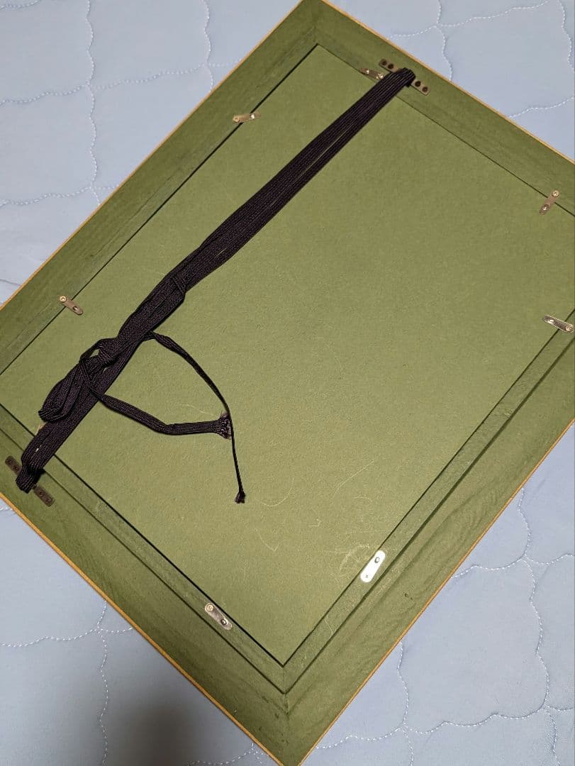 赤富士 油絵 油彩額縁