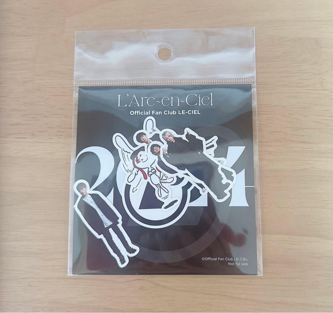 ラルクアンシエル 非売品お正月プレゼント オリジナルフレークシール