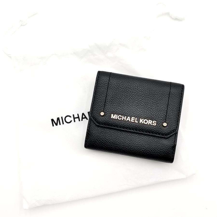 超美品 マイケルコース 財布 三つ折り レザー 10-25090716