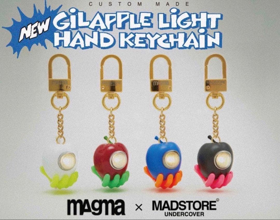 magma×undercover GILAPPLE HAND KEYCHAIN