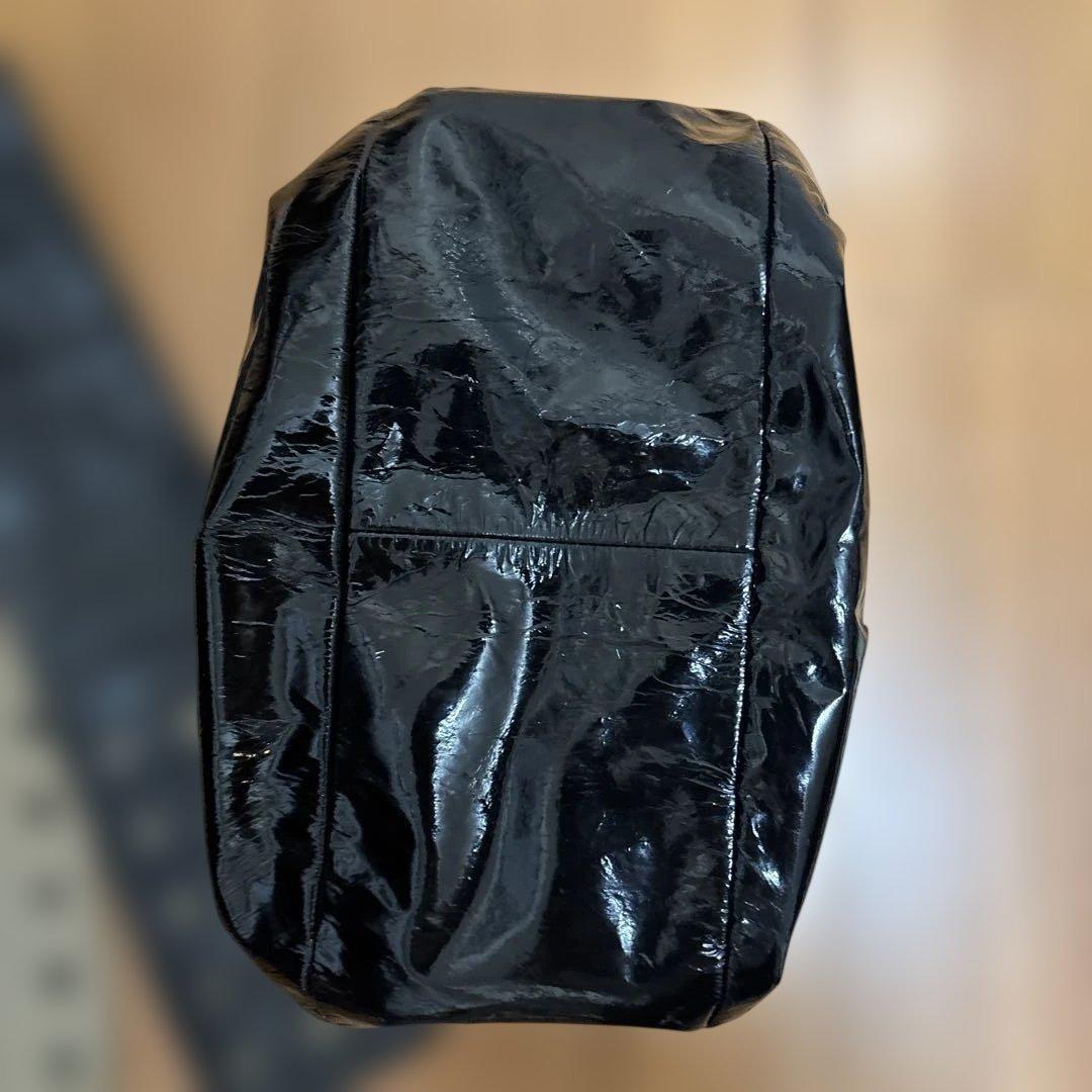 エバゴス　ebagos エナメル　スタッズバッグ　used