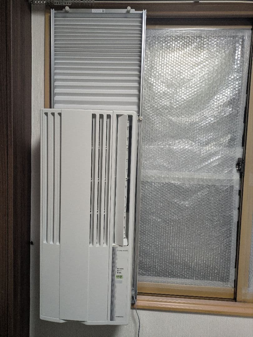 CORONA CW-1624R（WS）窓用エアコン 冷房機能付き コンパクト