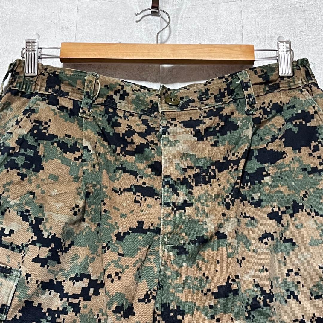 j115 デジタルカモ 迷彩 カーゴパンツ ミリタリー ワイド アメカジ古着