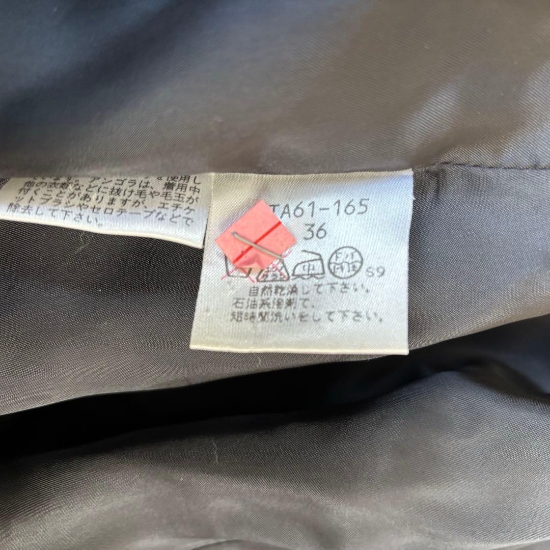 YVES SAINT LAURENT✨未使用級アンゴラ　ダブルチェスターコート