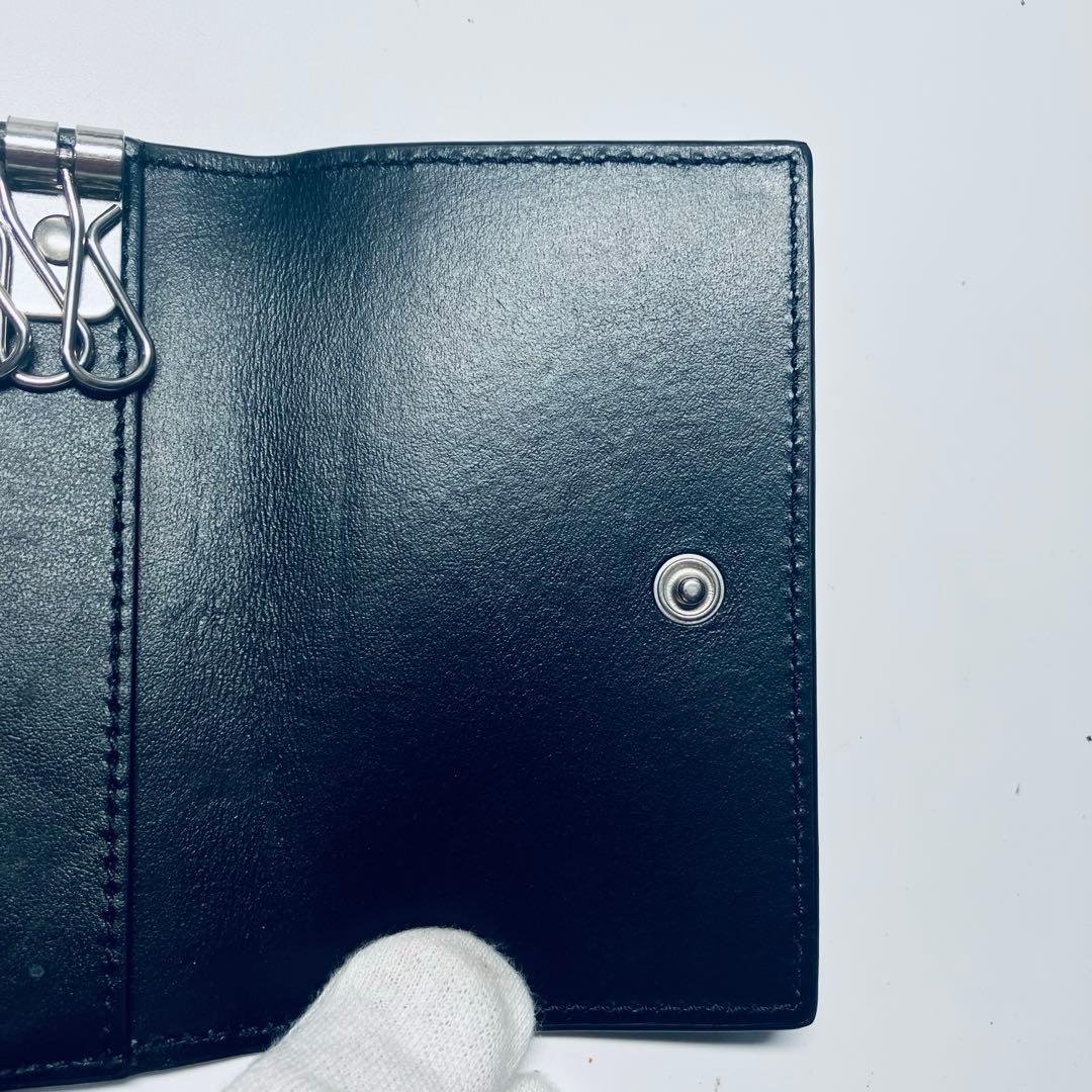 NK セリーヌ　レザー キーケース 　ブラック