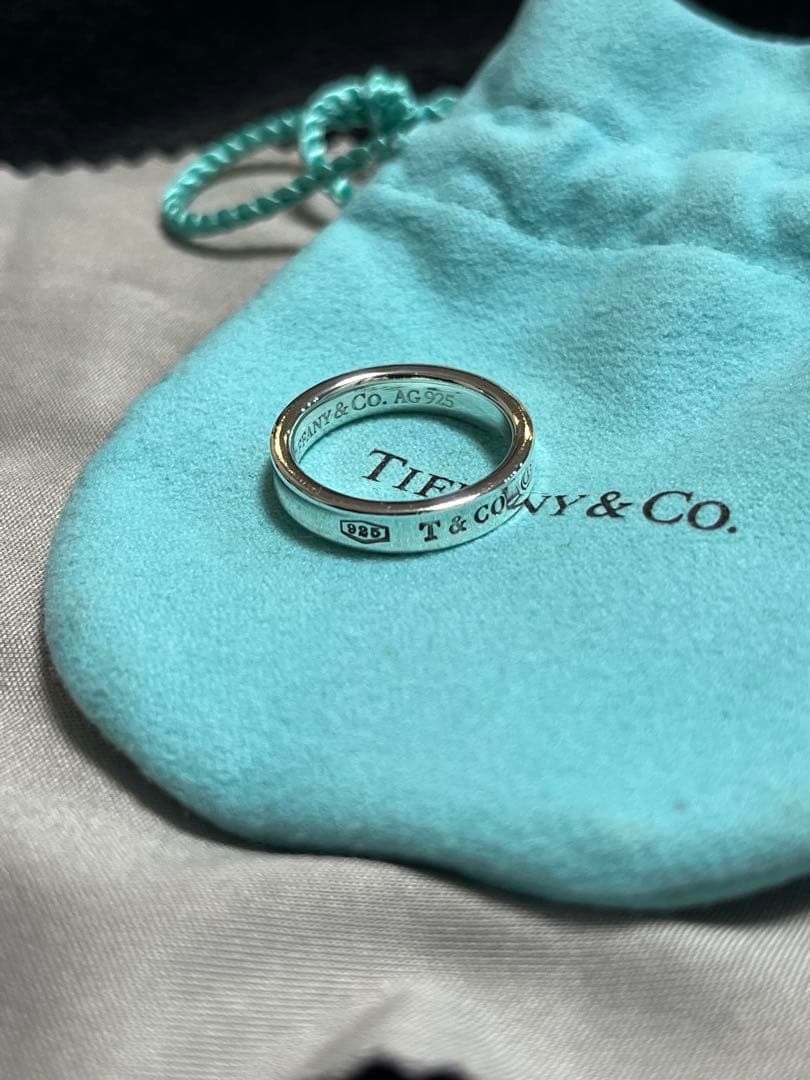 Tiffany & Co. シルバーリング　ナローリング　10号〜11号