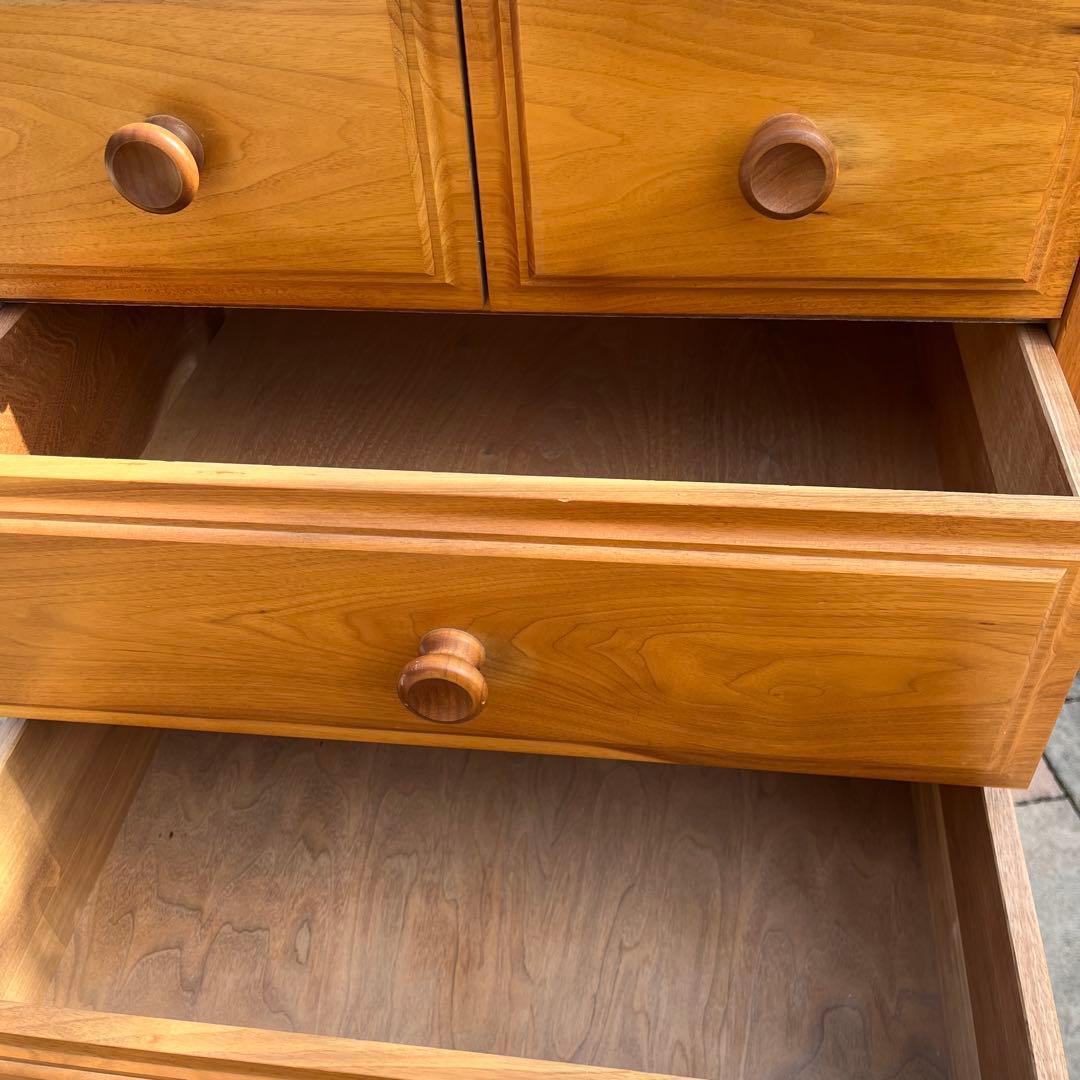 古家具 エルザ ワールドファーニチャー 6段7杯