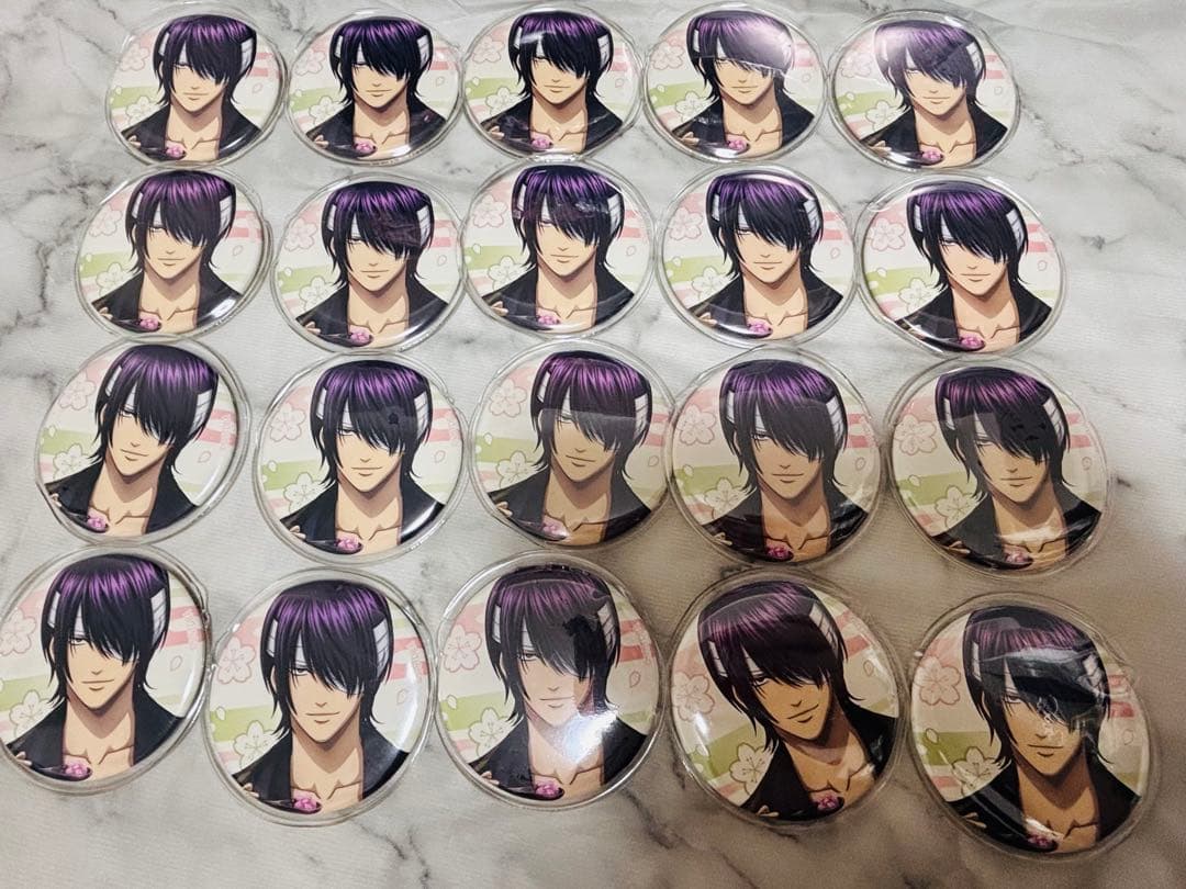 銀魂 高杉晋助 桜あんみつVer.缶バッジ