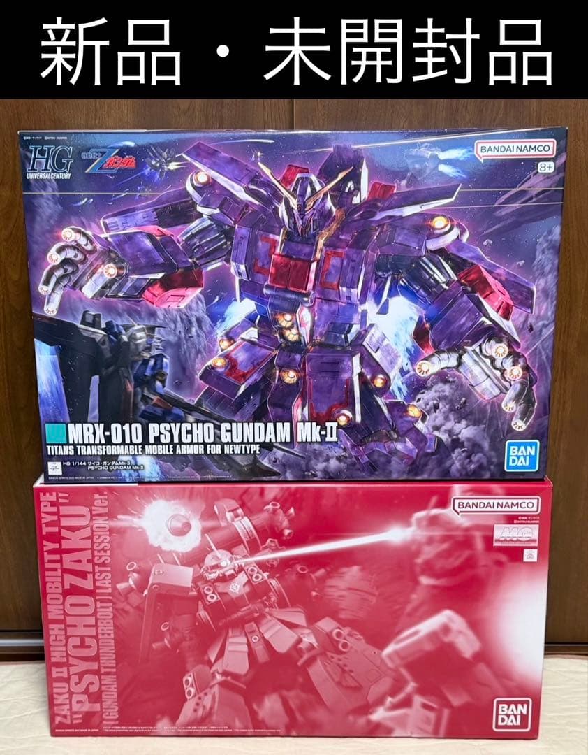 HG 1/144 サイコ・ガンダムMk-II・ＭＧ 1/100サイコ・ザク