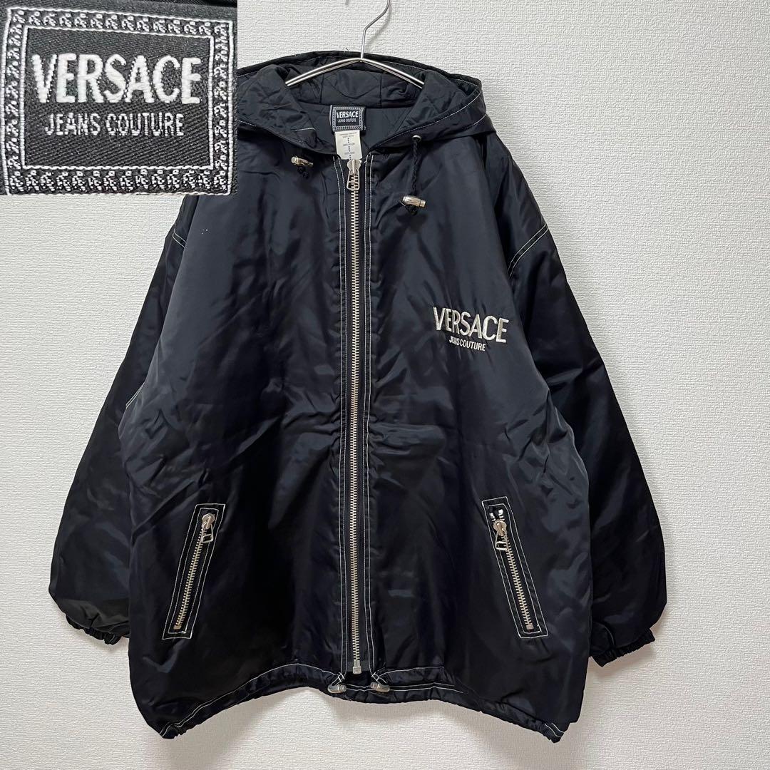 し*ん様 VERSACE JEANS COUTURE ブラックジャケット ヴェル