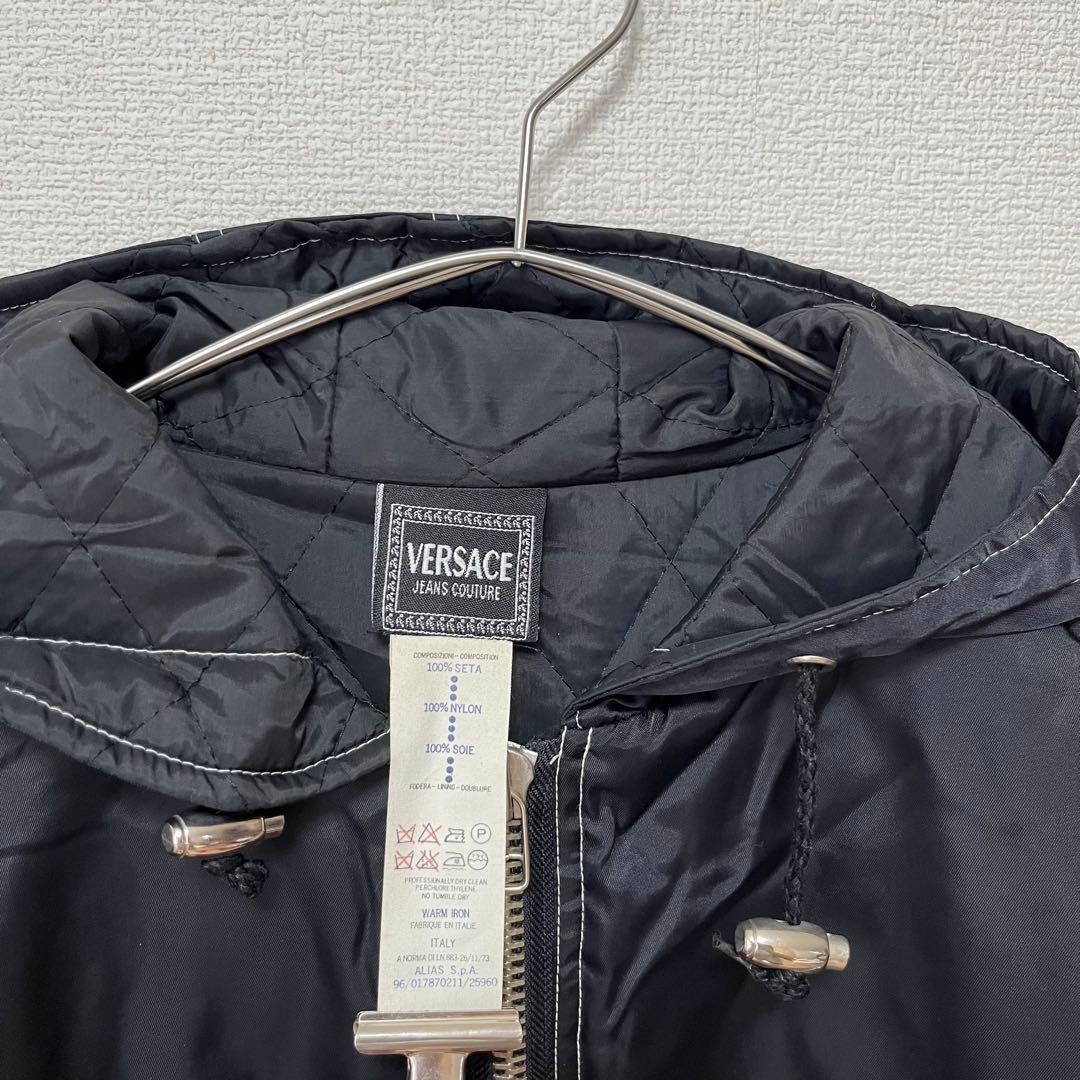 し*ん様 VERSACE JEANS COUTURE ブラックジャケット ヴェル