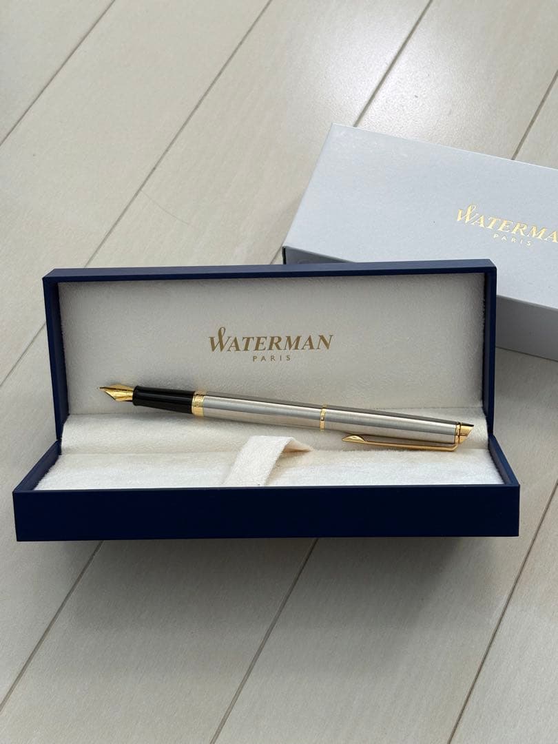 WATERMAN 万年筆 シルバー・ゴールド
