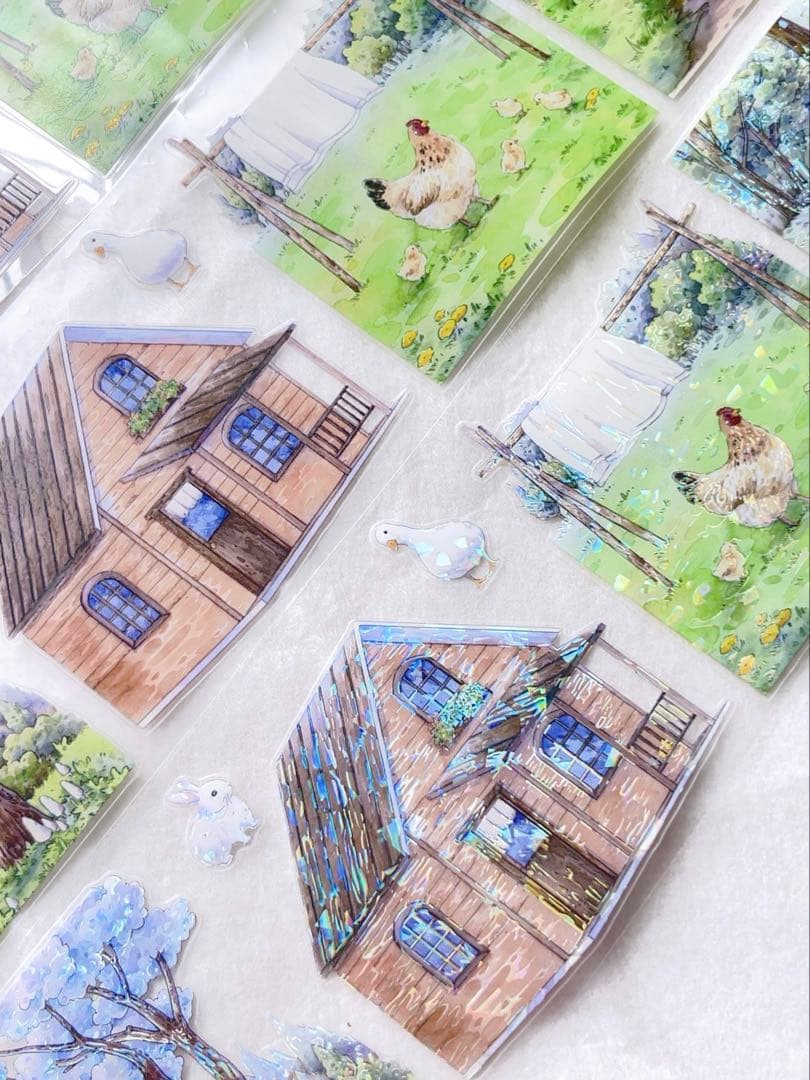 海外マスキングテープ巻売り 野望 風景マスキングテープ