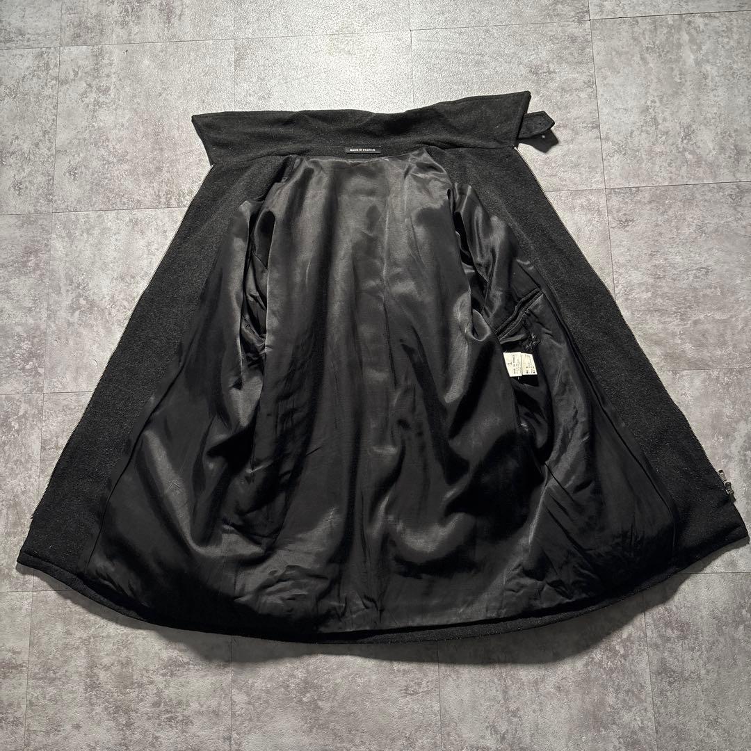 90s agnès b. 八の字　ウールジャケット　ミドル丈　田中オム系