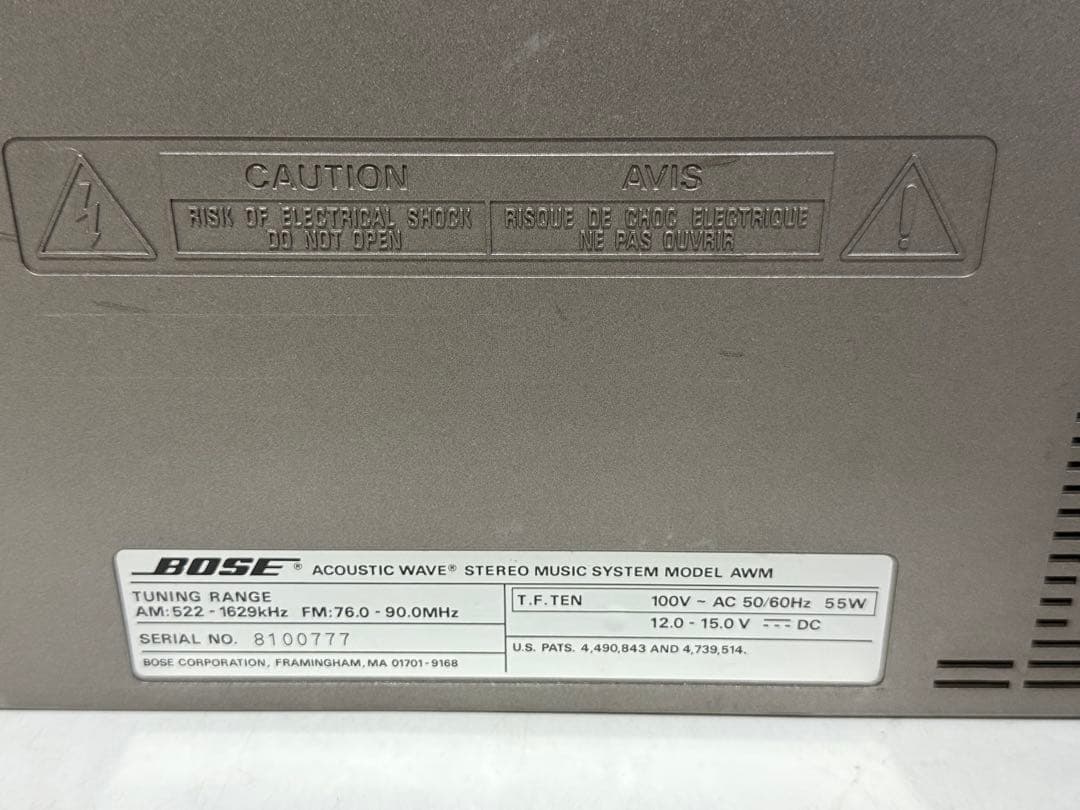 訳あり品 BOSE Acoustic Wave Music System AWM
