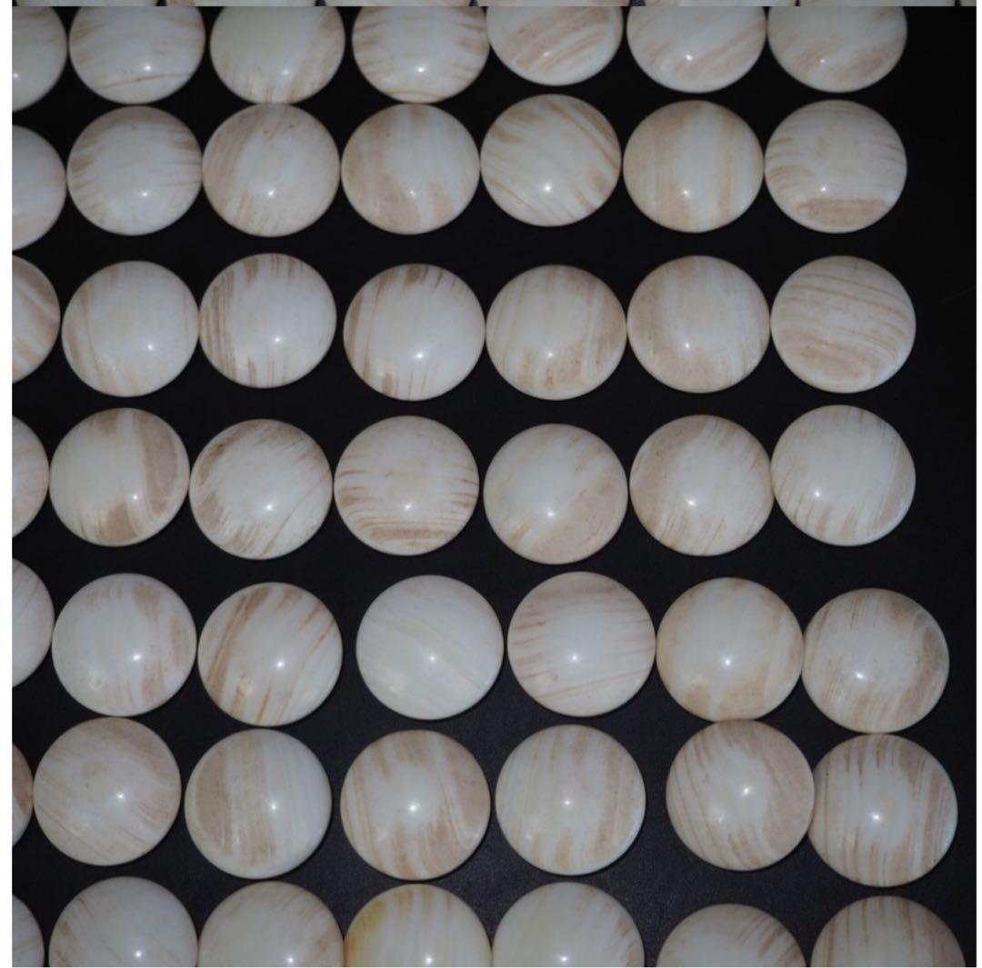 送料無料　日向特産　日向スワブデ蛤碁石32号・碁笥セット　旧家蔵出