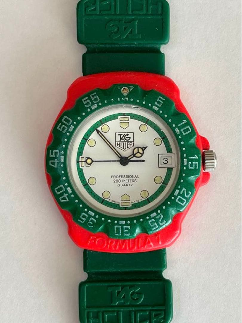 TAG Heuer　Formula 1 緑赤 (初代)