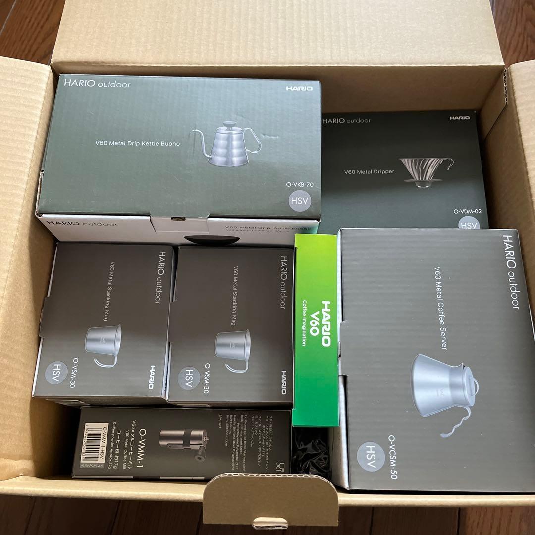 バーベキュー・調理用品 HARIO V60 Outdoor Coffee Full Set