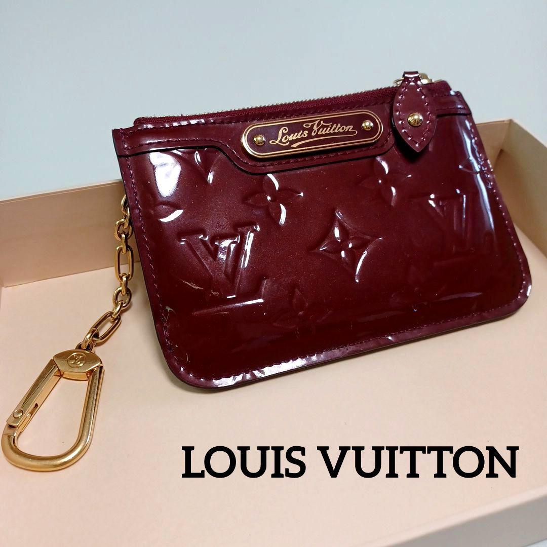 【ルイヴィトン】ヴェルニ　ケース　キーケース　アマラント
