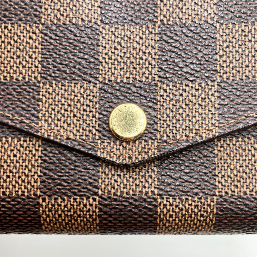 極美品✨ルイヴィトン ダミエ エベヌ ポルトフォイユ サラ 新型 長財布