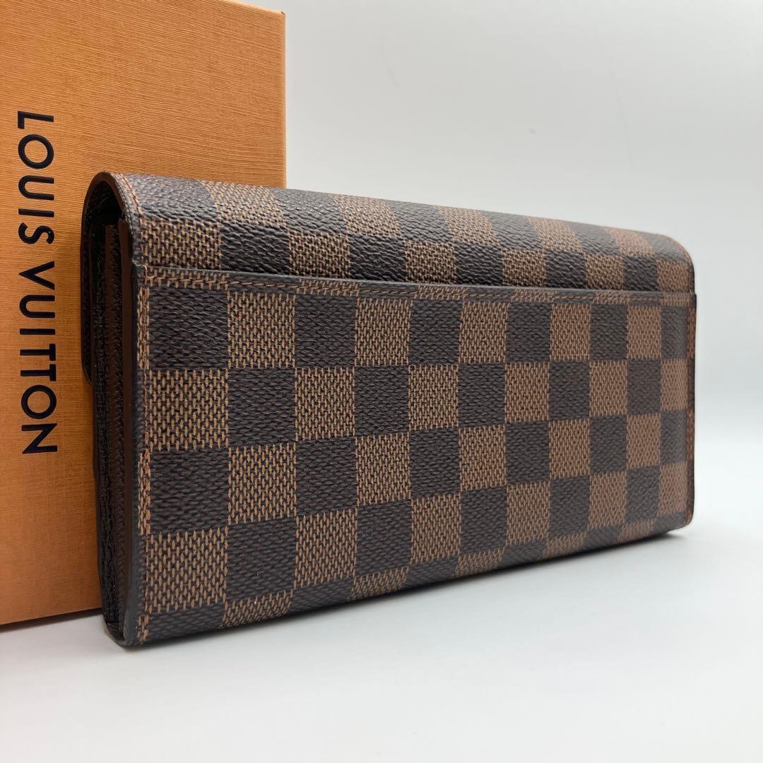 極美品✨ルイヴィトン ダミエ エベヌ ポルトフォイユ サラ 新型 長財布