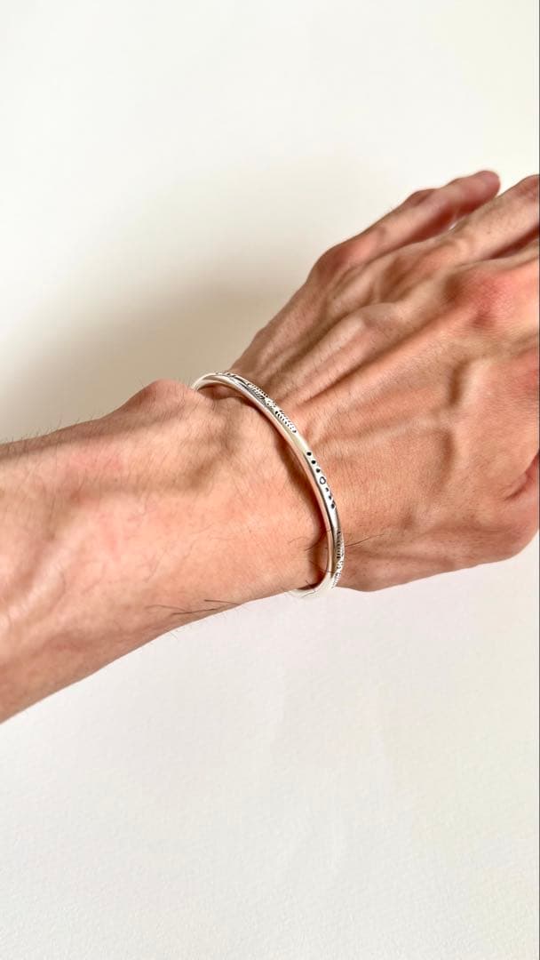 ヴィンテージ 925 シルバーバングル 50s 60s マルジェラ 好きな方へ