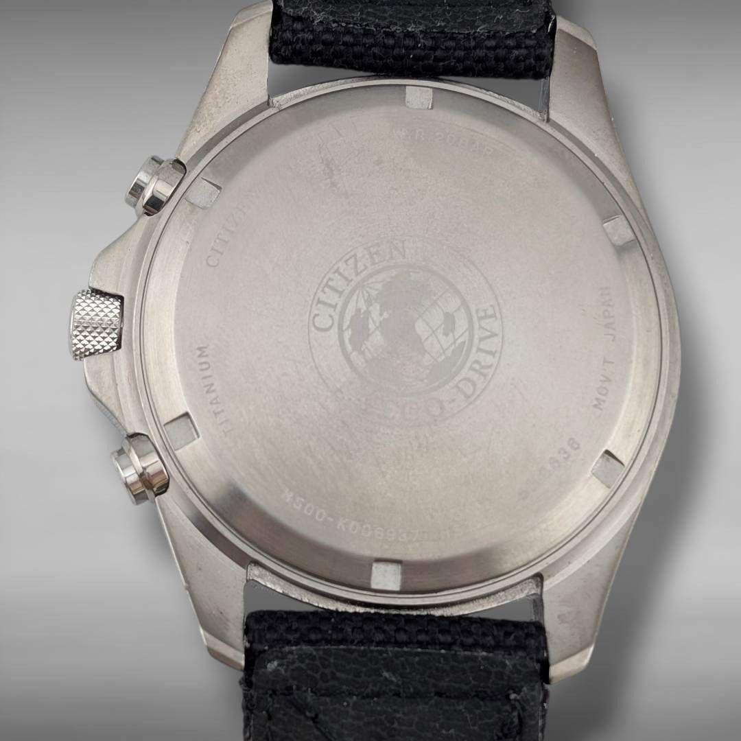 【稼働】シチズン プロマスター エコドライブ チタニウム ねじ込み式リューズ