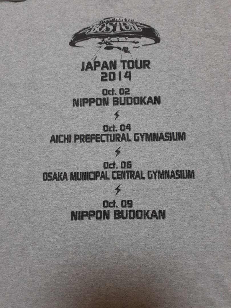 ボストン　JAPAN TOUR 2014　オフィシャル ツアー Tシャツ