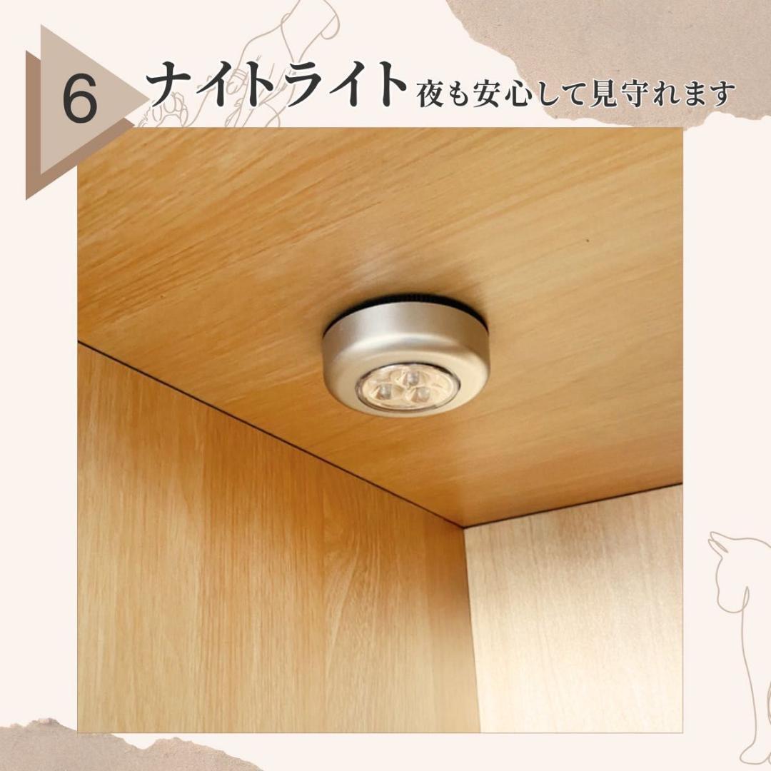 猫 高級 ケージ 2段 木製 小さめ 3階建て キャットケージ　ペットケージ