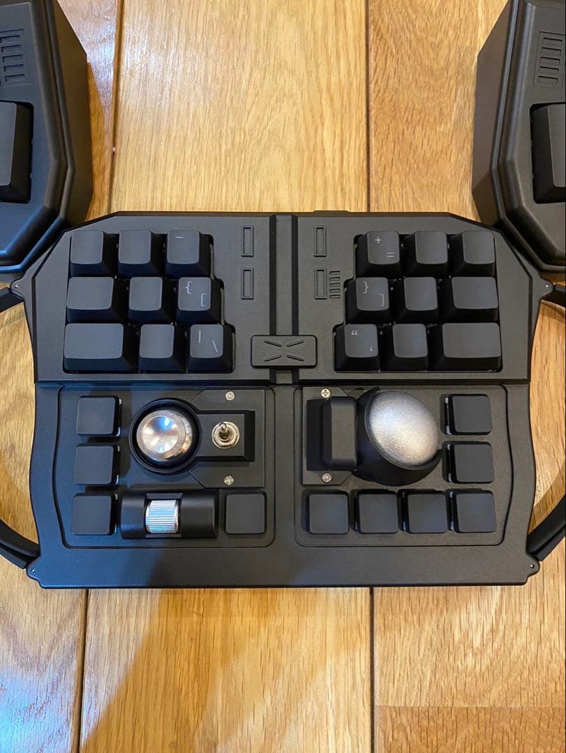 GraBSHELL キーボード 変形キーボード ブラック