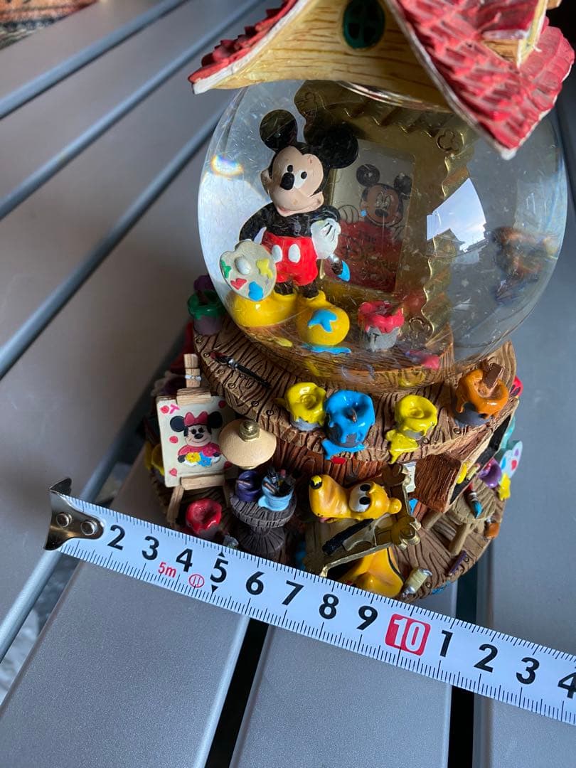 ディズニー　オルゴール付スノードーム　ミッキーマウス レア